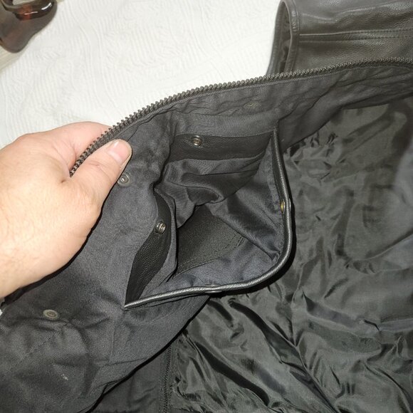 DS Daniel Smart Leather Vest Black Sz XXL - Picture 7 of 14